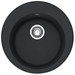 Virtuves izlietne FRANKE RONDA 51cm manual, ROG 610-41, melna matēta Virtuves izlietne FRANKE RONDA 51cm manual, ROG 610-41, melna matēta