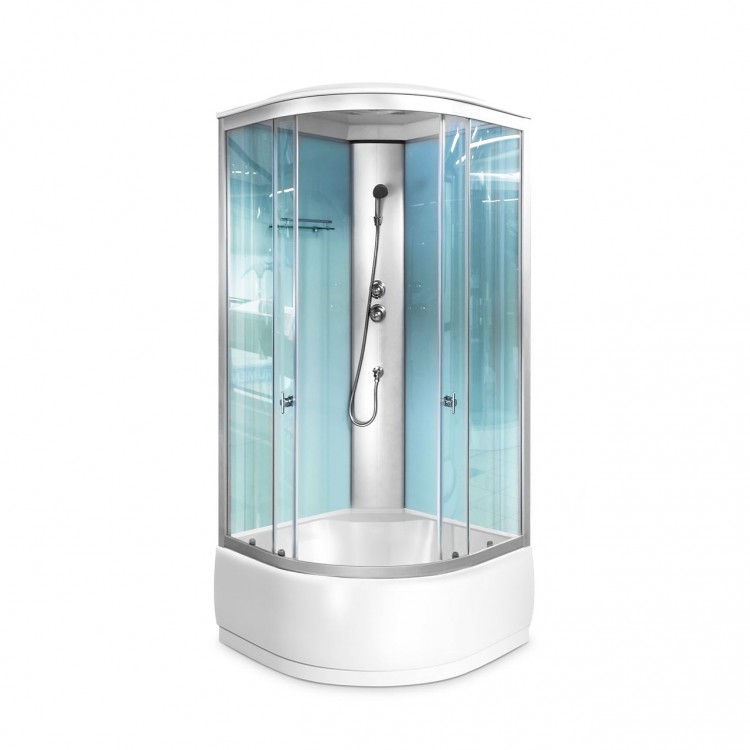 Dušas kabīne Gotland  EMMA  90x90cm ar paliktni, 44198