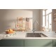 Virtuves izlietnes maisītājs ar filtrēšanas sistēmu 210 un izvelkamu izteku Hansgrohe Aqittura M91, 76801800 Virtuves izlietnes maisītājs ar filtrēšanas sistēmu 210 un izvelkamu izteku Hansgrohe Aqittura M91, 76801800