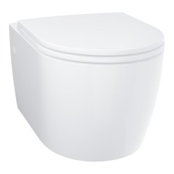 Tualetes pods piekaramais Grohe BauCeramic Rimless ar Soft Close vāku