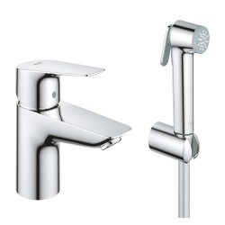 Izlietnes maisītājs ar bidetta rokas dušu Grohe BauEdge New, 23757001