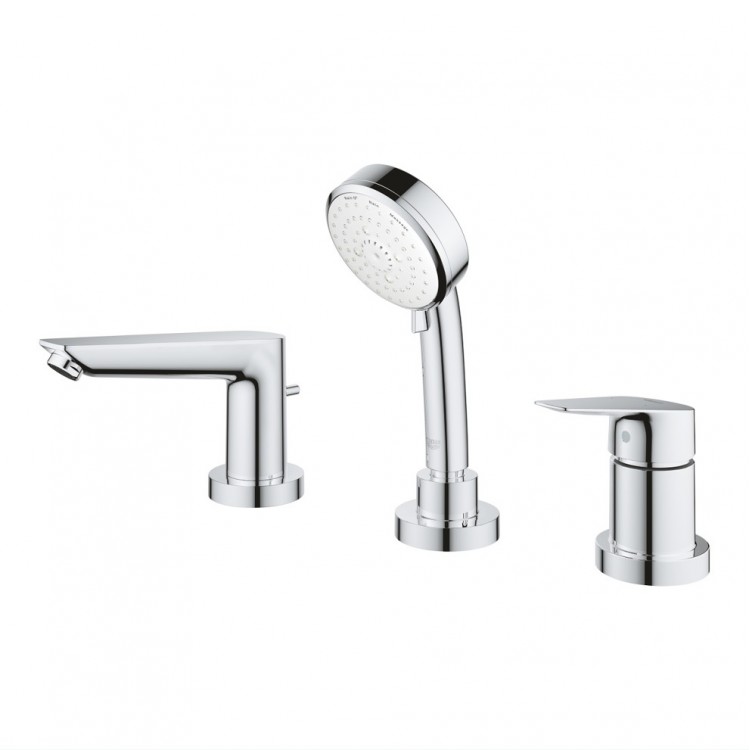 Vannas maisītājs uz vannas malas Grohe BauEdge 3-daļīgs, hroms 2511710A Vannas maisītājs uz vannas malas Grohe BauEdge 3-daļīgs, hroms 2511710A