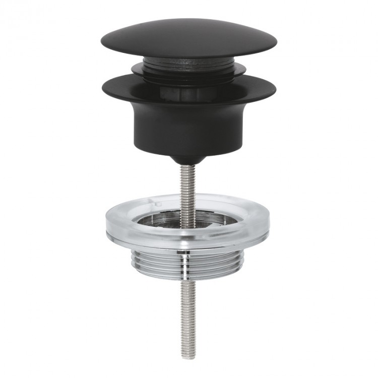 Sifona izplūde Grohe Push-open, Phantom black Sifona izplūde Grohe Push-open, Phantom black