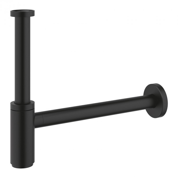 Izlietnes sifons glāze bez izplūdes Grohe 1 1/4x32, phantom black