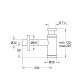 Izlietnes sifons glāze bez izplūdes Grohe 1 1/4x32, phantom black