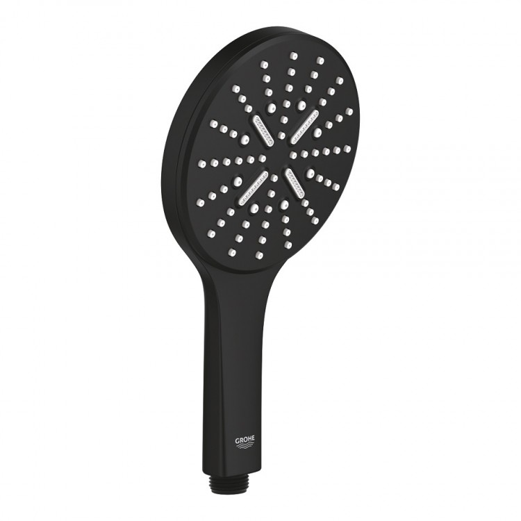 Rokas duša Grohe Rainshower SmartActive 130, 3 režīmi, Phantom black Rokas duša Grohe Rainshower SmartActive 130, 3 režīmi, Phantom black