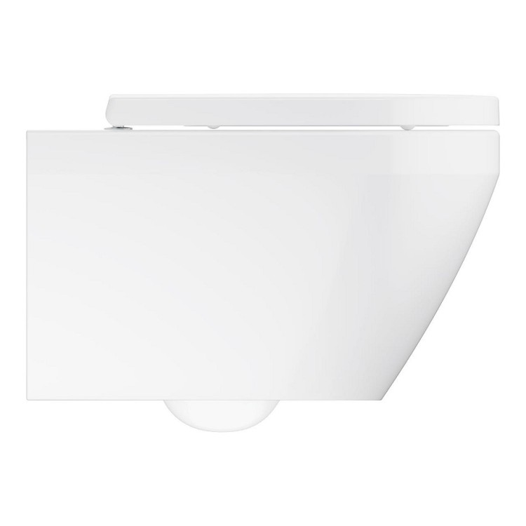 Tualetes pods piekaramais Grohe Euro Ceramic Rimless Triple Vortex ar Soft Close vāku, 102510SH00