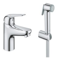 Izlietnes maisītājs ar bidetta rokas dušu Grohe Euroeco, hroms 24264001