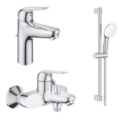 Maisītāju komplekts Grohe Euroeco, hroms 10017800