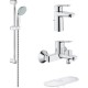 Maisītāju komplekts Grohe BauEdge, 118389 Maisītāju komplekts Grohe BauEdge, 118389