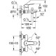 Maisītāju komplekts Grohe BauEdge, 118389 Maisītāju komplekts Grohe BauEdge, 118389