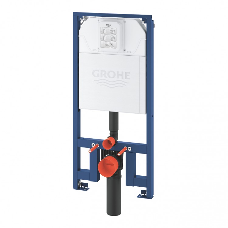 Iebūvējamais rāmis tualetes podam Grohe Rapid SL Slim 88.9mm, 39687000