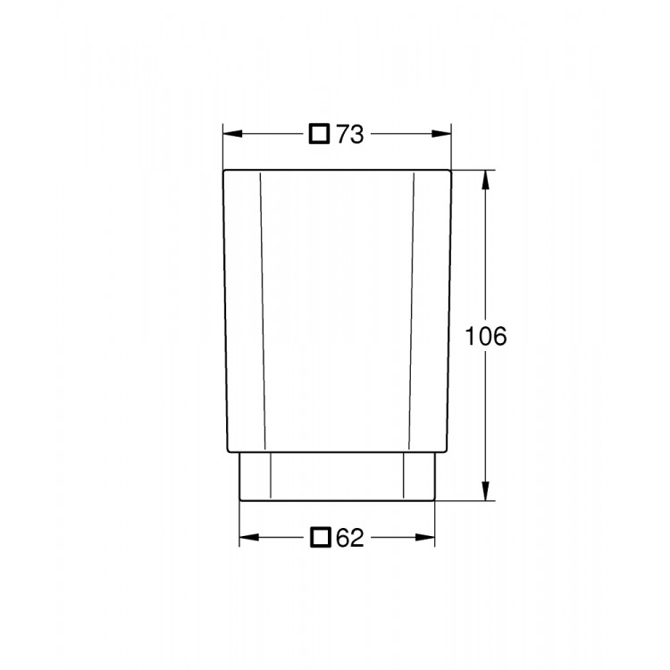 Glāze Grohe Selection Cube Glāze Grohe Selection Cube