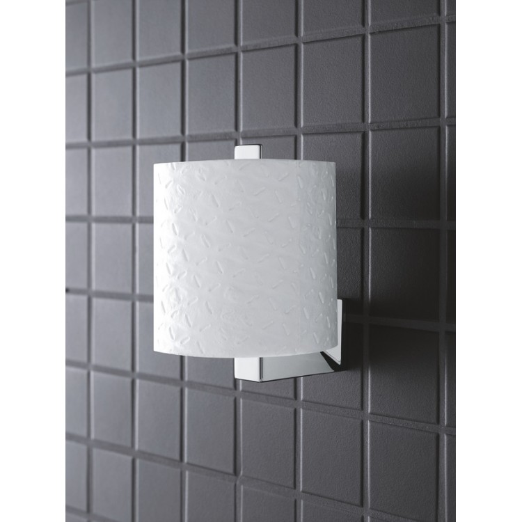 Rezerves tualetes papīra turētājs Grohe Selection Cube, hroms Rezerves tualetes papīra turētājs Grohe Selection Cube, hroms