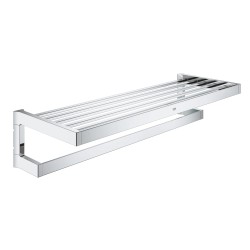 Plaukts ar dvieļu turētāju Grohe Selection Cube 60 cm, hroms