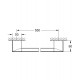 Dvieļu turētājs un atbalsta rokturis Grohe Selection Cube 60cm, hroms Dvieļu turētājs un atbalsta rokturis Grohe Selection Cube 60cm, hroms