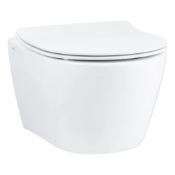 Komplekts Grohe SEREL Rimless WC+rāmis Rapid SL+poga Skate Cosmopolitan