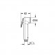 Bidetta rokas duša Grohe Tempesta-F Trigger Spray 30, 27512001 Bidetta rokas duša Grohe Tempesta-F Trigger Spray 30, 27512001
