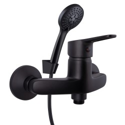 Dušas maisītājs Rubineta Uno balts/hroms, Uno-12K/BK2