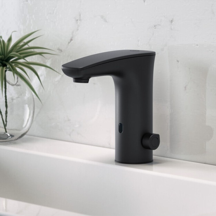 Bezkontakta izlietnes maisītājs Gustavsberg Sensoric 1.0, 9V melns matēts