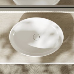 Vannas istabas uzliekamā izlietne Hansgrohe Xuniva D 55x40cm SmartClean, 61072450