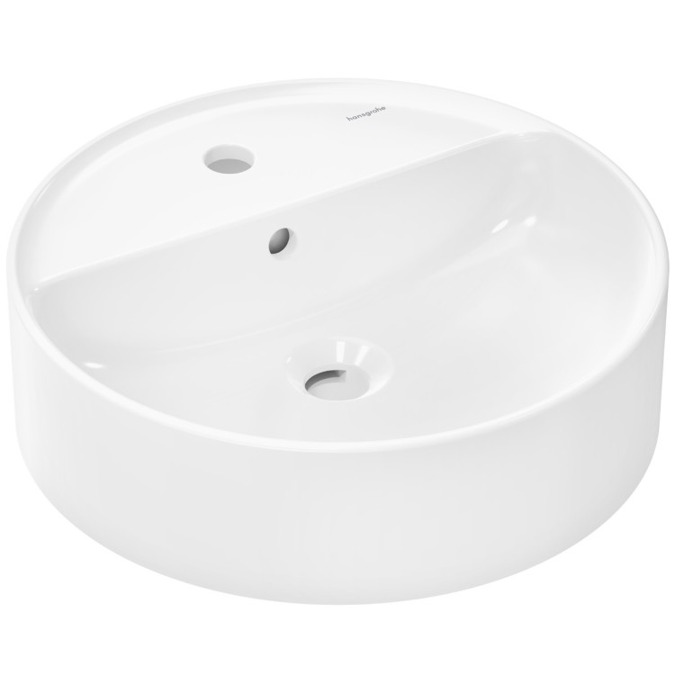 Vannas istabas uzliekamā izlietne Hansgrohe Xuniva S 45x45cm SmartClean, 61076450 Vannas istabas uzliekamā izlietne Hansgrohe Xuniva S 45x45cm SmartClean, 61076450