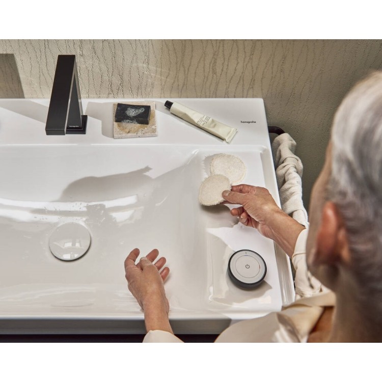 Vannas istabas izlietne Hansgrohe Xelu Q 800x480 mm ar 2 maisītāja caurumiem, plaukts kreisajā pusē 61031450 Vannas istabas izlietne Hansgrohe Xelu Q 800x480 mm ar 2 maisītāja caurumiem, plaukts kreisajā pusē 61031450