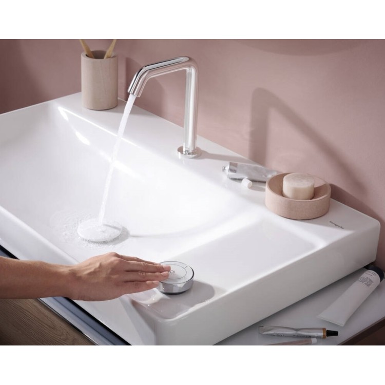Vannas istabas izlietne Hansgrohe Xelu Q 800x480 mm ar 2 maisītāja caurumiem, plaukts kreisajā pusē 61031450 Vannas istabas izlietne Hansgrohe Xelu Q 800x480 mm ar 2 maisītāja caurumiem, plaukts kreisajā pusē 61031450