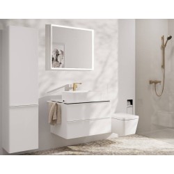 Izlietnes maisītājs Hansgrohe Tecturis E 240 ar push-open noteces aizvaru, matēta bronza