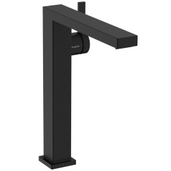 Izlietnes maisītājs Hansgrohe Tecturis E 240 ar push-open noteces aizvaru, melns matēts