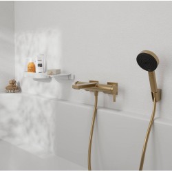 Vannas un dušas maisītājs Hansgrohe Tecturis E, matēta bronza