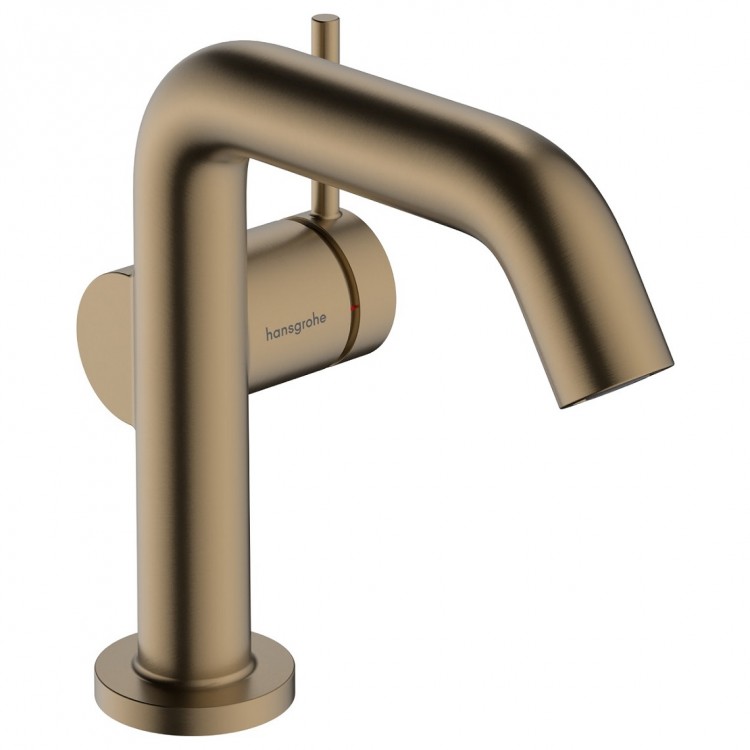 Izlietnes maisītājs Hansgrohe Tecturis S 110 ar push-open noteces aizvaru, matēta bronza