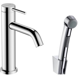 Izlietnes maisītājs ar bidetta rokas dušu Hansgrohe Tecturis S, hroms