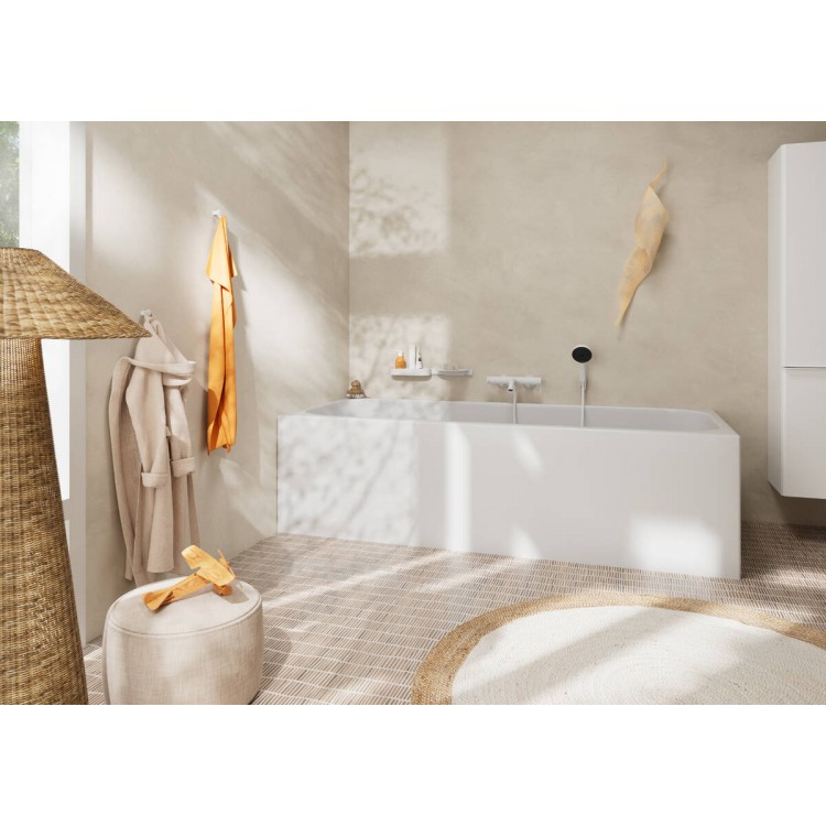Vannas un dušas maisītājs Hansgrohe Tecturis S, balts matēts