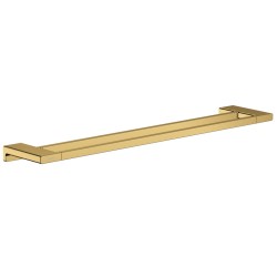 Dvieļu turētājs dubultais Hansgrohe AddStoris 65 cm, pulēts zelts