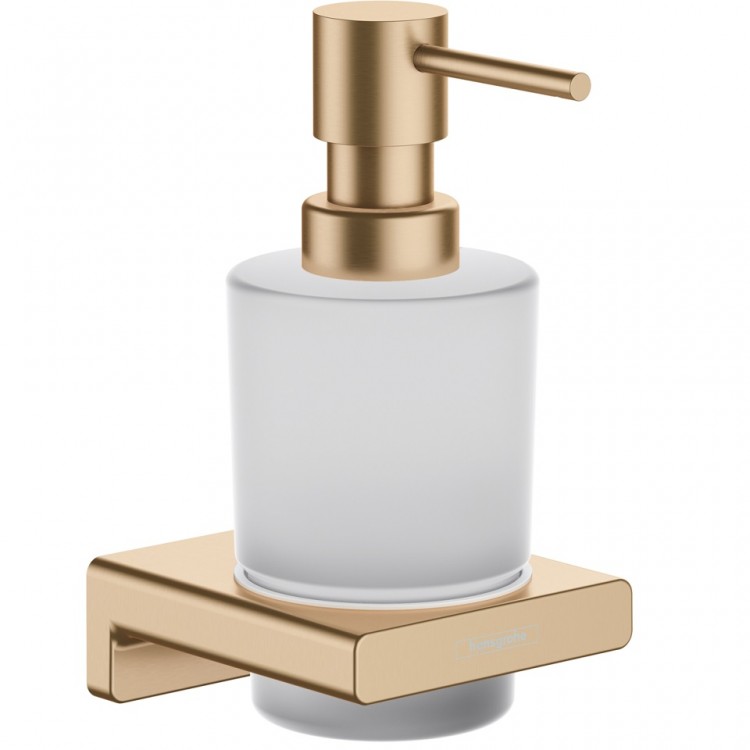 Ziepju dozators ar turētāju Hansgrohe AddStoris, matēta bronza