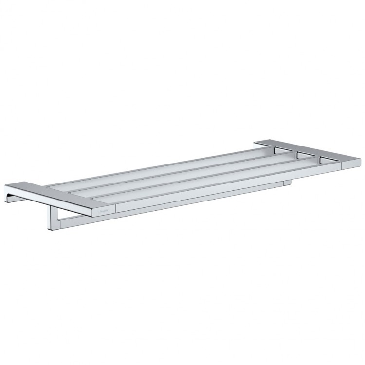 Plaukts ar dvieļu turētāju Hansgrohe AddStoris 65 cm, hroms