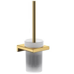 Tualetes birste ar turētāju Hansgrohe AddStoris, pulēts zelts