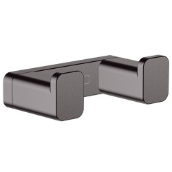 Āķis dubultais Hansgrohe AddStoris, melns matēts hroms