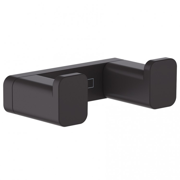 Āķis dubultais Hansgrohe AddStoris, melns matēts