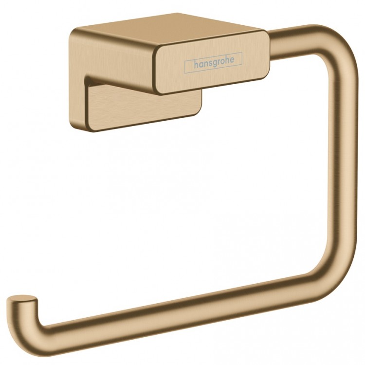 Tualetes papīra turētājs Hansgrohe AddStoris, matēta bronza Tualetes papīra turētājs Hansgrohe AddStoris, matēta bronza
