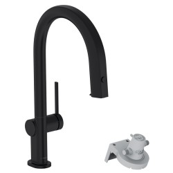 Virtuves izlietnes maisītājs ar filtrēšanas sistēmu 210 un izvelkamu izteku Hansgrohe  Aqittura M91, sBox,76826670