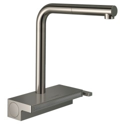 Virtuves izlietnes maisītājs ar izvelkamu izteku Hansgrohe AQUNO Select M81, 2jet, nerūsējošais tērauds 73830800
