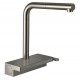 Virtuves izlietnes maisītājs ar izvelkamu izteku Hansgrohe AQUNO Select M81, 2jet, nerūsējošais tērauds 73830800 Virtuves izlietnes maisītājs ar izvelkamu izteku Hansgrohe AQUNO Select M81, 2jet, nerūsējošais tērauds 73830800