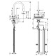 Virtuves izlietnes maisītājs ar izvelkamu izteku Hansgrohe AQUNO Select M81, melns 73831670 Virtuves izlietnes maisītājs ar izvelkamu izteku Hansgrohe AQUNO Select M81, melns 73831670