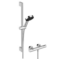 Dušas termostata maisītājs Hansgrohe Ecostat Fine ar Pulsify Select S 105 3jet dušu, 24262000