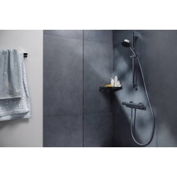 Dušas termostata maisītājs Hansgrohe Ecostat Fine ar Pulsify Select S 105 3jet dušu, 24262000