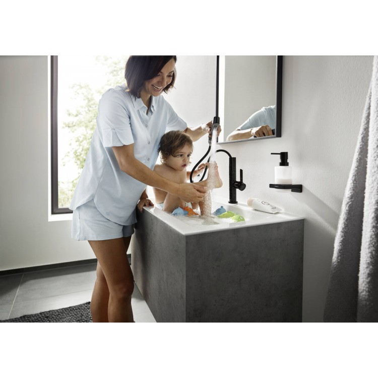 Izlietnes maisītājs Hansgrohe Finoris Izlietnes jaucējkrāns ari izvelakamu izteku, 76063700 Izlietnes maisītājs Hansgrohe Finoris Izlietnes jaucējkrāns ari izvelakamu izteku, 76063700