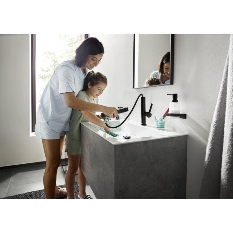 Izlietnes maisītājs Hansgrohe Finoris Izlietnes jaucējkrāns ari izvelakamu izteku, 76063700 Izlietnes maisītājs Hansgrohe Finoris Izlietnes jaucējkrāns ari izvelakamu izteku, 76063700