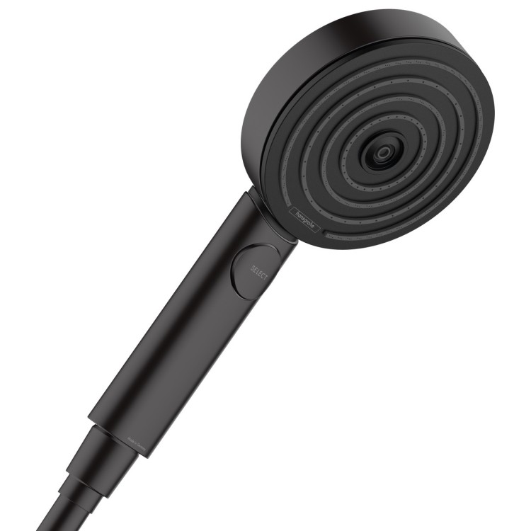 Rokas duša Hansgrohe Pulsify Select S 105 3jet Relaxation, melns matēts 24110670